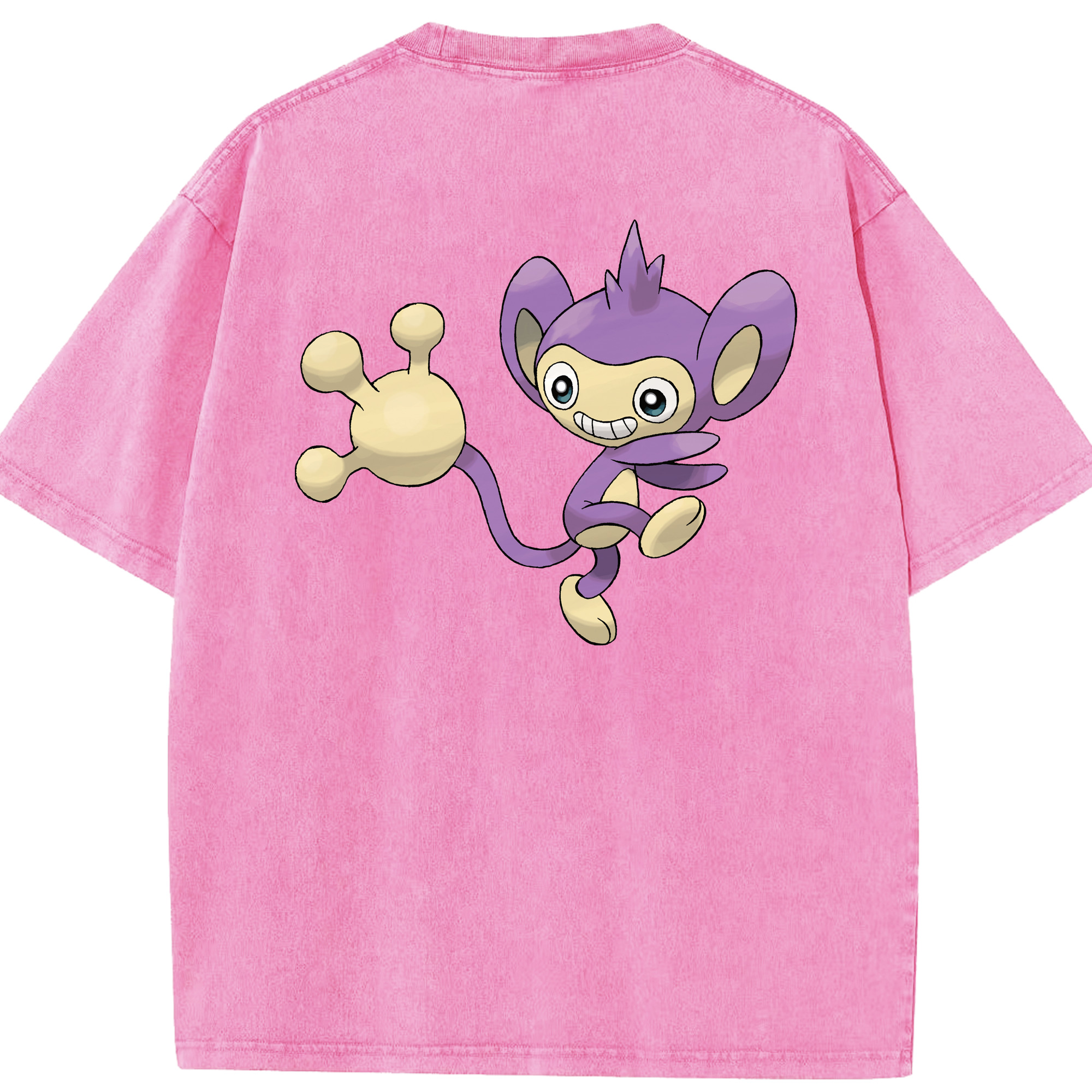 （画像用） ポケットモンスター Pokémon 綿100% ヴィンテージ風 半袖Tシャツ（背面プリント）